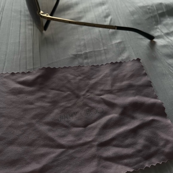 Jimmy Choo Gold Sunglasses - Picture 4 of 5